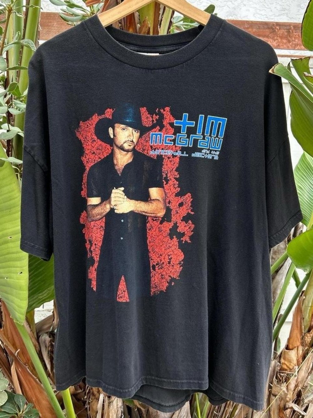 Vintage 2003 Tim McGraw Dancehall Doctors One Band Show Tour T Shirt XL